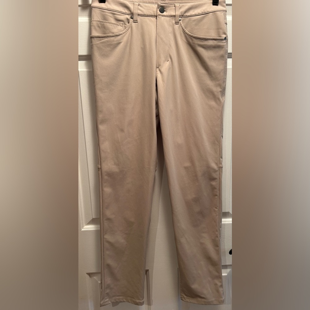 Lululemon Comfortable and Versatile Tan Pants, Size 30